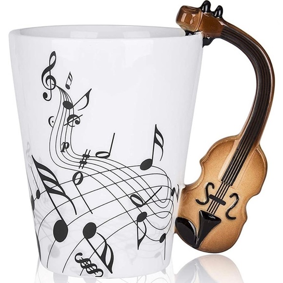 LanHong Other - Violin Coffee Tea Mug - Brand NEW